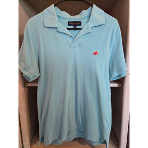 Men's Aeropostale Polo Shirt Size M Blue